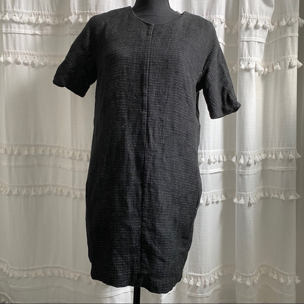 Tweed look tunic dress from Mango Suit